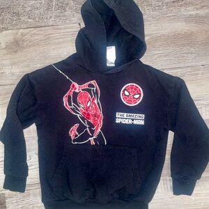 Marvel Spider-Man Kids Hoodie - Black and Red